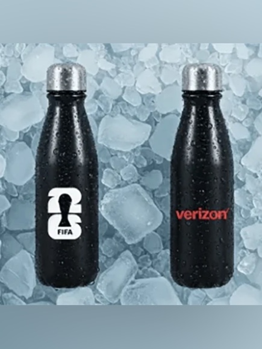 FIFA World Cup 2026 x Verizon Limited Edition Stainless Steel Water Bottle NEW